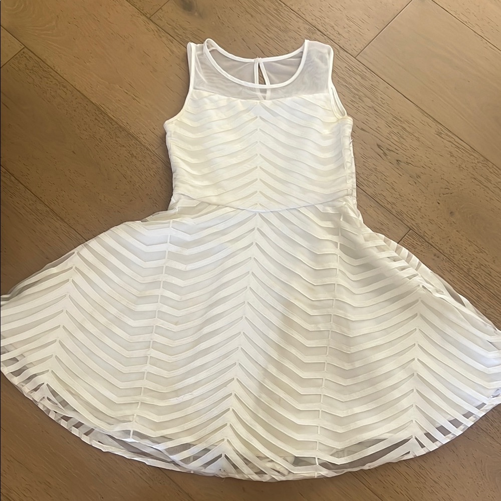 Elegant White Kids Dress